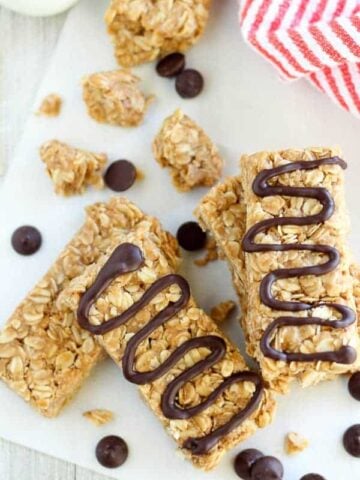 Peanut butter granola bars.