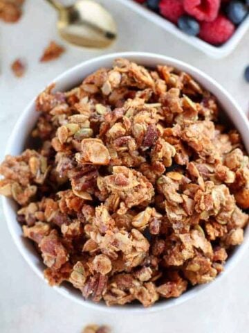 Bowl of granola.