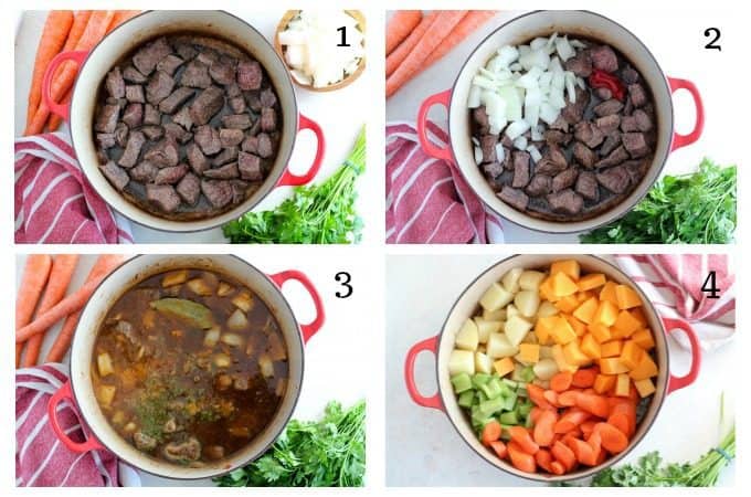 Step by step how to make beef stew
