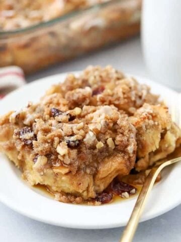 Cranberry French Toast Casserole